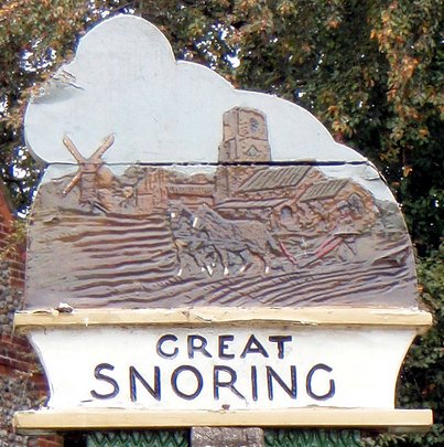 Gt Snoring Old Sign